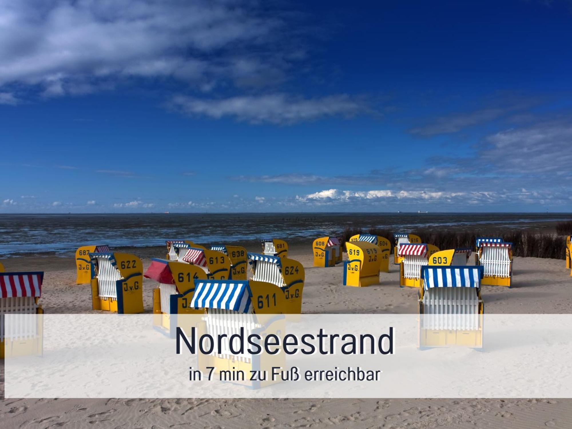 Strandloft Cuxhaven Im Haus Frauenpreiss Sahlenburg - Strandnah - 2 Hunde Willkommen -Schwimmbad - Sauna - Direkt Am Wald - Dachterrasse Mit Blick Nach Neuwerk 외부 사진